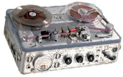 Photo of the Nagra reel tape recorder provided to the Museum of Magnetic Sound Recording by Roger Wilmut, BBC engineer from 1960